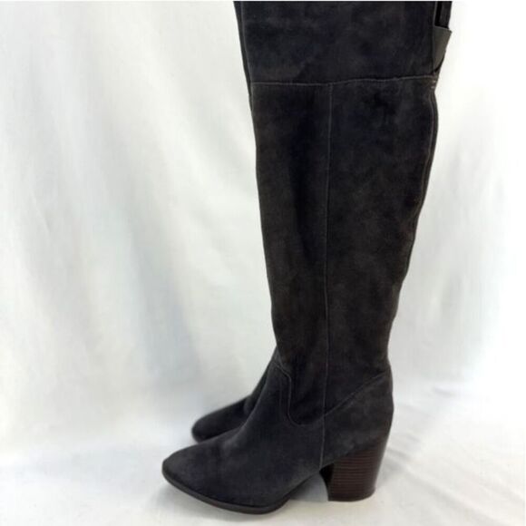 Steve Madden Womens Dark Gray Saudy Suede Over-the-Knee Boots Size 10M - Picture 3 of 10